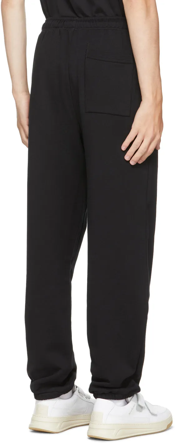 Acne Studios Black Logo Lounge Pants