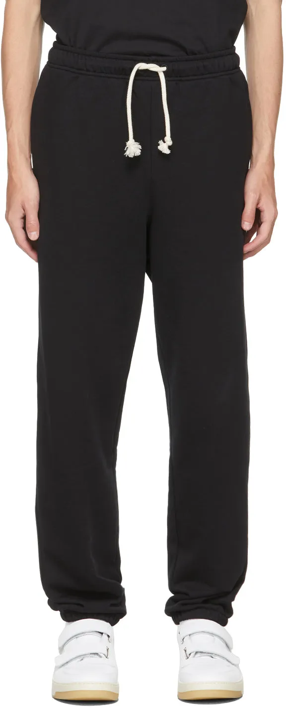 Acne Studios Black Logo Lounge Pants
