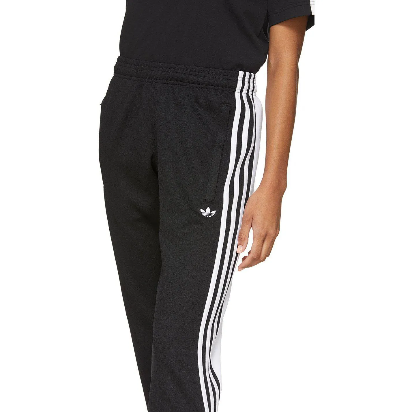 adidas Originals Black 3-Stripe Wrap Lounge Pants