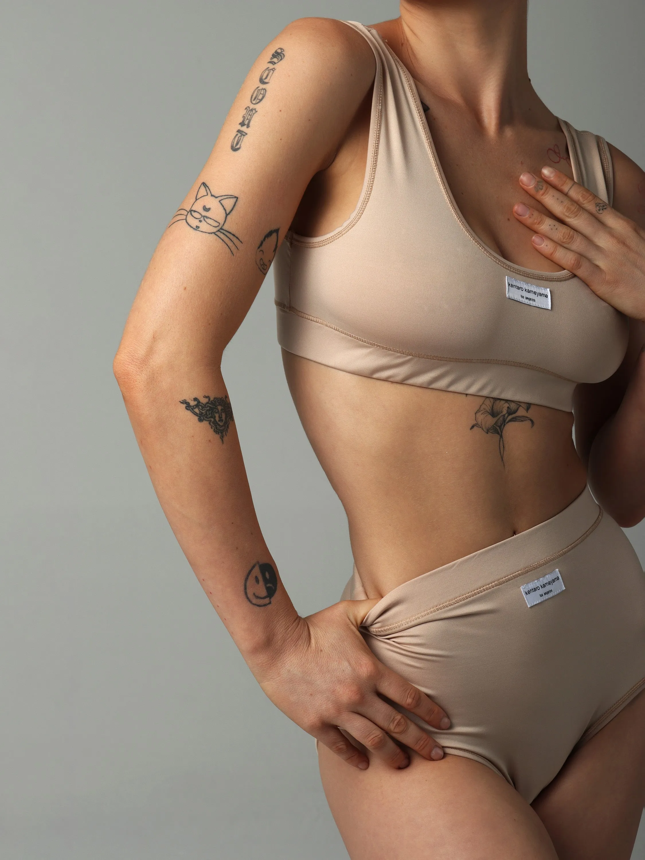 Beige Kentaro Basics Underwear