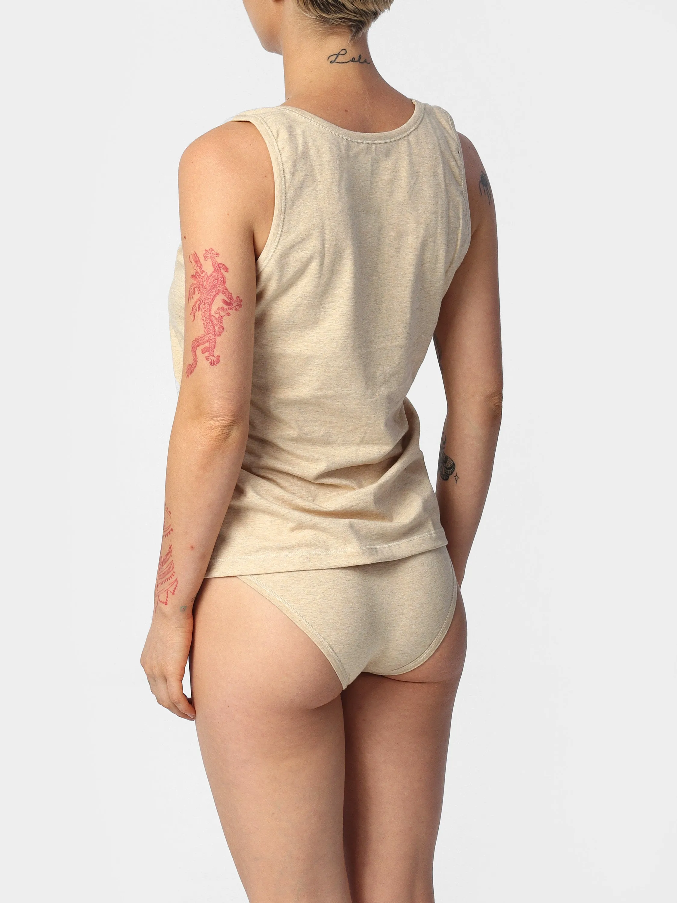Beige Kentaro Sleep Set Underwear