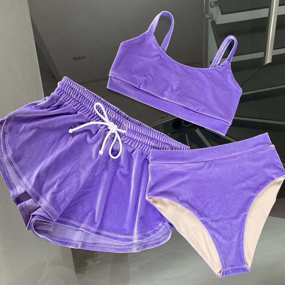 Black marble pole dance set velour