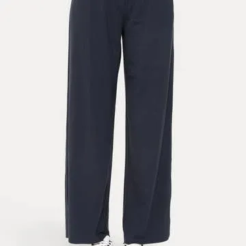 Callie Wide Leg Lounge Pants in Navy