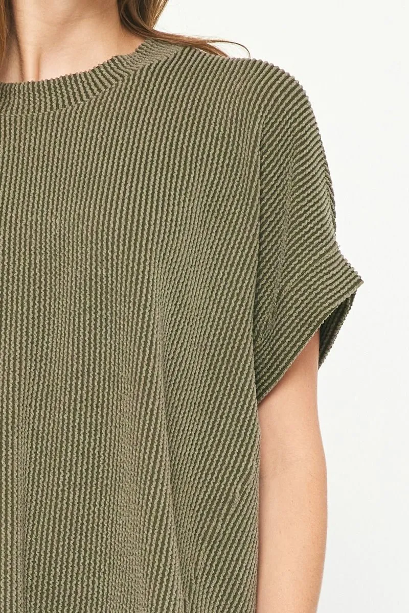 Everything But Basic Tee-Olive