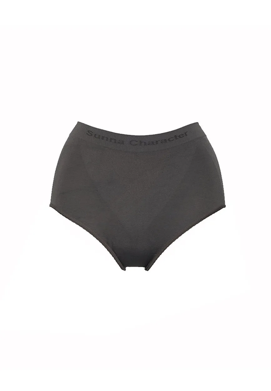 High-Waist Underwear 高腰竹炭內褲(2件) 1065