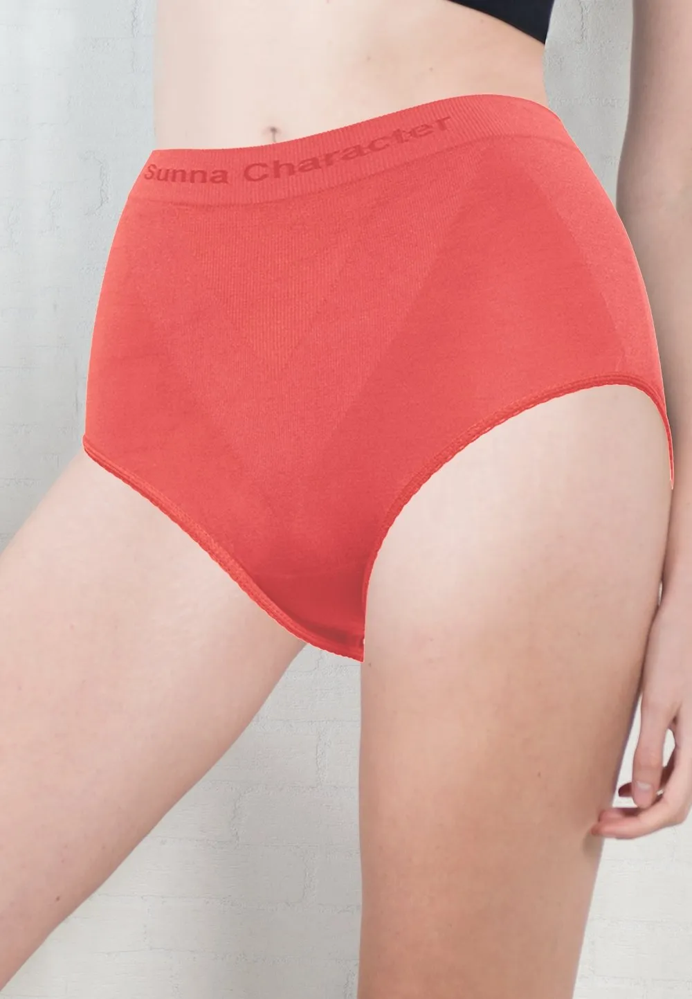 High-Waist Underwear 高腰竹炭內褲(2件) 1065