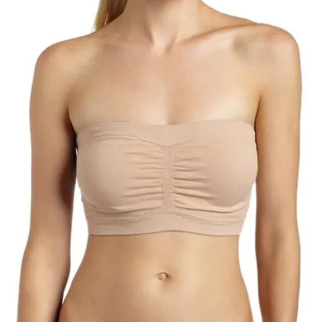 Strapless Basic Solid Color Bra