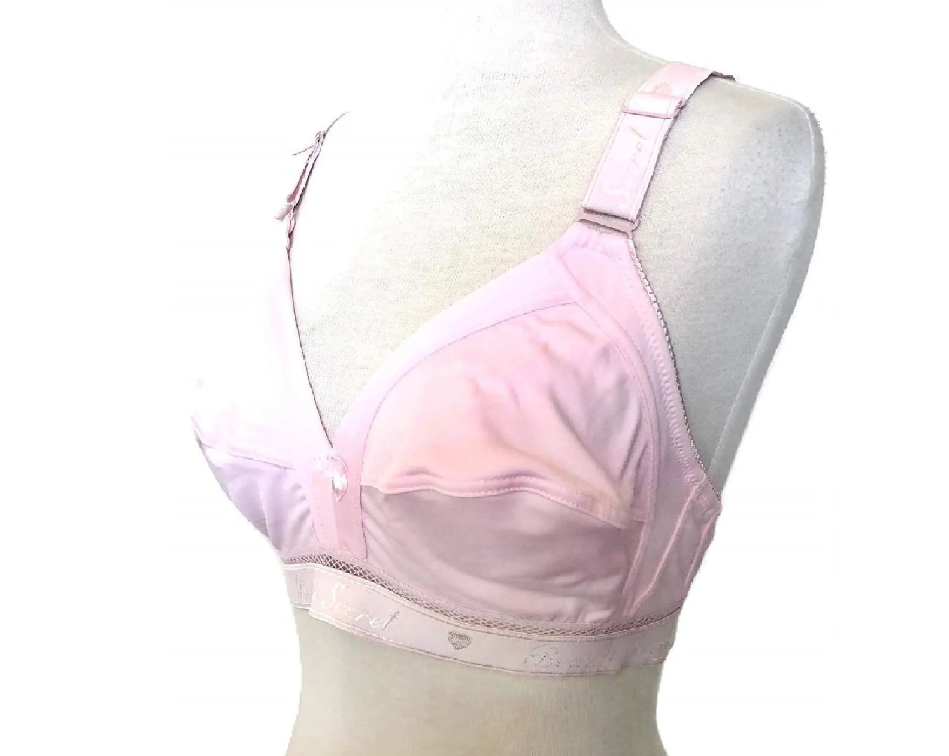 Wireless Unlined Bras with Wide Wing