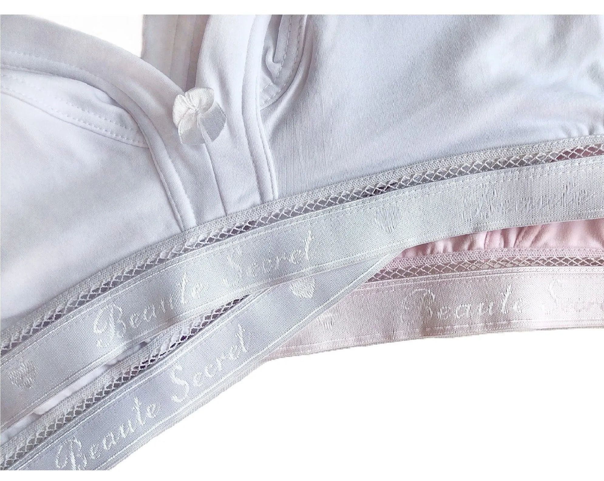 Wireless Unlined Bras with Wide Wing